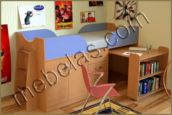 Детская мебель на заказ, фото из каталога Mebelas