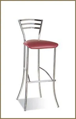 Барний стілець «Molino hocker chrome»